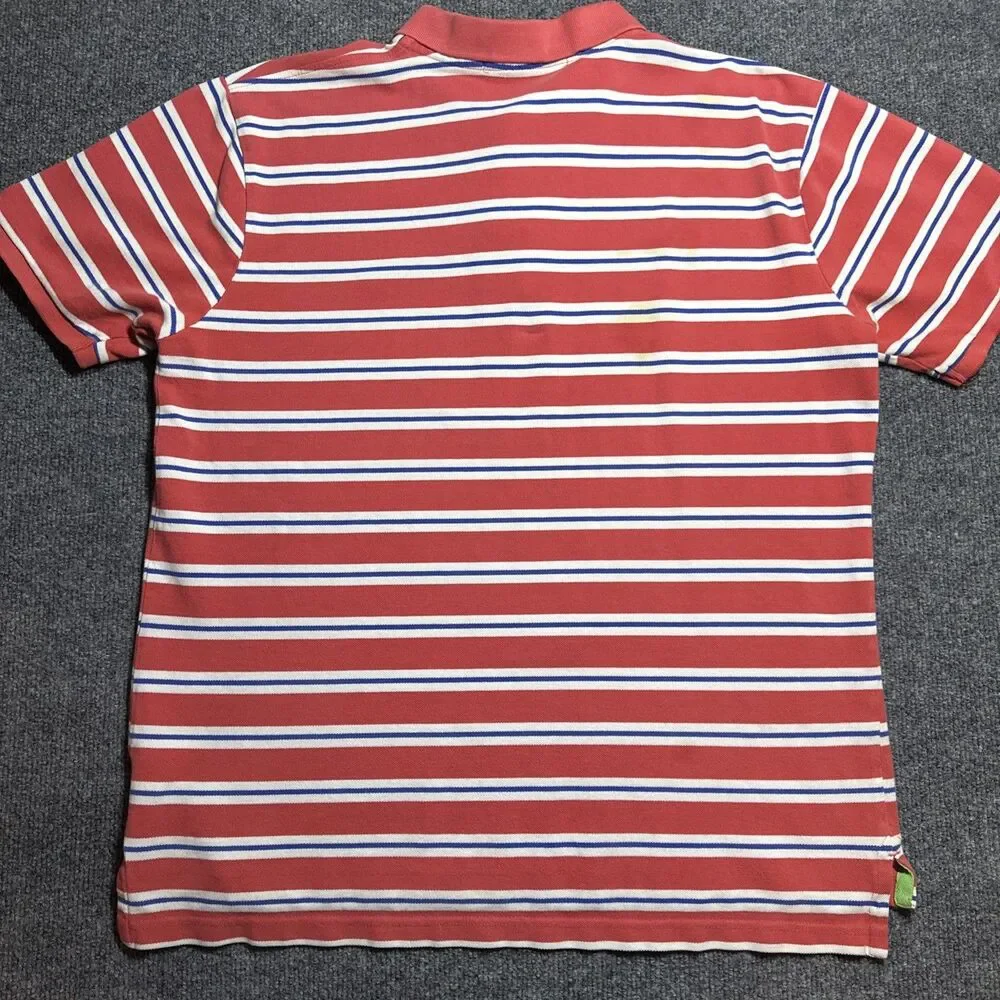 Polo Ralph Lauren Shirt Mens Large Striped Short Sleeve Rugby
